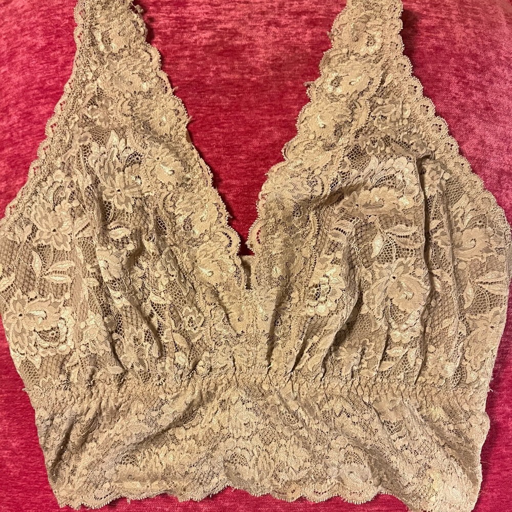 Free People Curvy Lace Bra L/XL fit